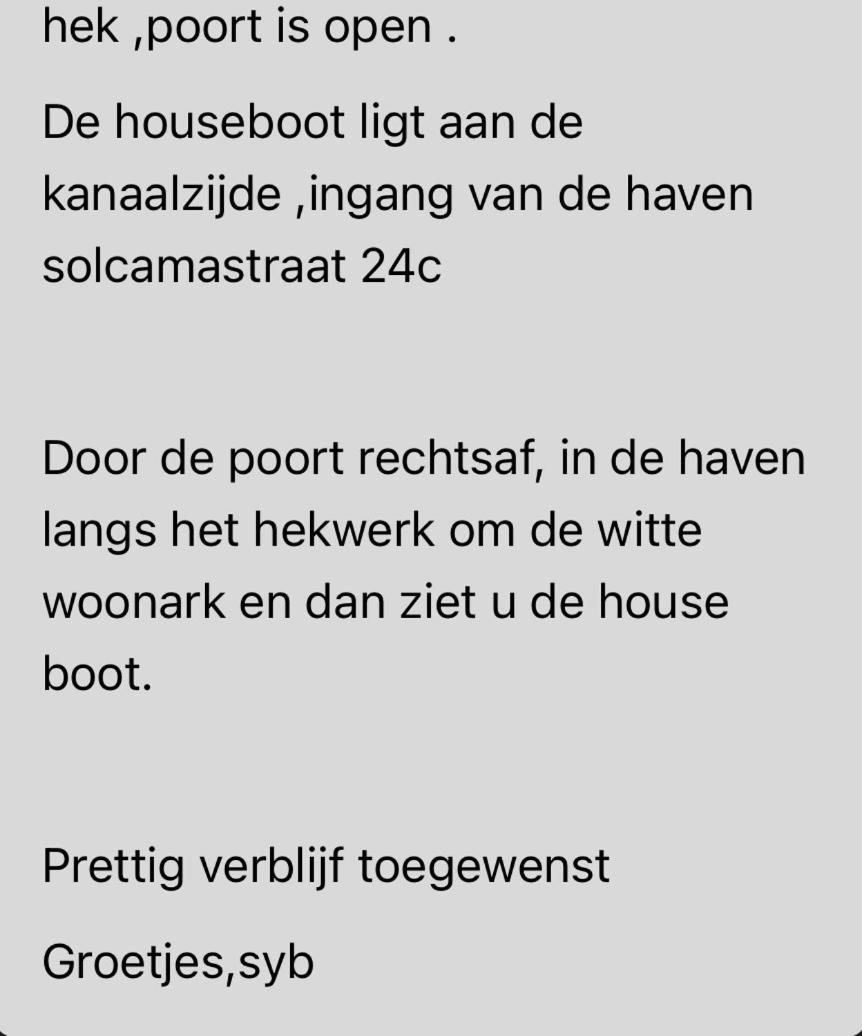 Houseboot Solcamastraat 24 C Hotel Suameer Kültér fotó